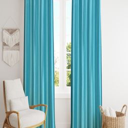 AADI TRADERS Blue Polyester Window Curtain-image-42