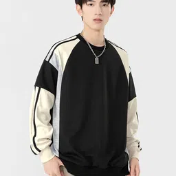 StyleCast x Revolte Men Colourblocked Sweatshirt-picture-10