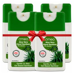Omeo Aloe Vera Pocket Hand Sanitizer Pack of 4 - 25 ml Each-17