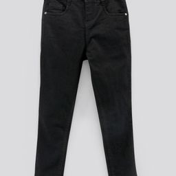 Pine Kids Full Length Stretchable Solid Color Jeans - Black-picture-16