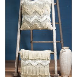 Hosta Homes Pure Cotton Hand Crafted Cushion Covers Pack of 2 - Beige-image-73