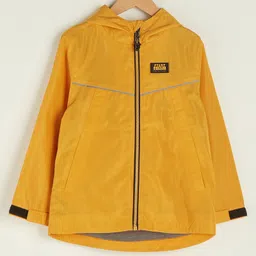 LC Waikiki Full Sleeves Solid Reflector Detailed Hooded Jacket - Orange-picture-19