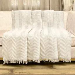 Saral Home Chevron Sofa Throw(140X210 cm)-picture-44