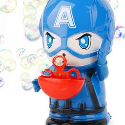 Toysire Super Hero Bubble Blower Machine Toy for Kids with Colorful LED Lights to Play Outdoor Indoor for Boys and Girls-1
