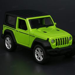 Fiddlerz Thar Die-Cast Car Toy 1:28 Scale with Pull Back Action Openable Doors Lifestyle SUV Premium Collectible Model Metal Car for Kids and Adults (Green)-18