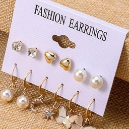 Tipsy Closet Gold-Plated Circular Stud Earrings-3