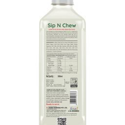 Coco Frut Litchi (lychee) Fruit Drink with Nata De Coco Chunks | Sip N Chew Delight - 300 ml (Pack of 24) image 3