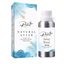 THE RUPAWAT Perfumery House Jassy Rose Pure & Natural Alcohol Free Attar - 100 ml-1