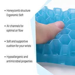 Kuber Industries Blue Mouse Wrist Pad Organiser-51