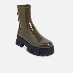 ALDO Women Khaki Solid High-Top Boots-picture-47