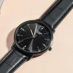 Sonata Poze Men Poze Leather Straps Analogue Watch SP70036NL01W-46