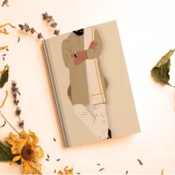 Gathari A5 Notebook Diary With 200 Pages Unruled, Aesthetic Designer Diary For Daily Use-picture-47