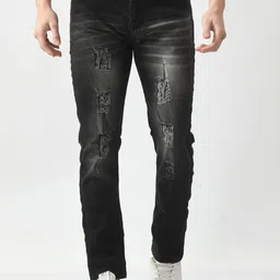 LINARIA Men Classic Slim Fit Mid-Rise Jeans-picture-19