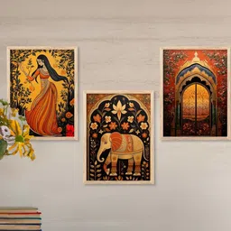 Traditional Wall Art With Frame Home Decor Wall Painting For Living Room Office Bedroom-picture-10
