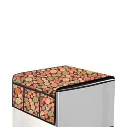 The Furnishing Tree Multi-Coloured Printed Refrigerator Cover image 2