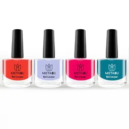 METABU Set Of 4 Nail Lacquer- 8 ml Each- Combo 07 image 1