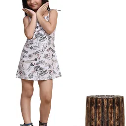 Funny Bones Clothings Print A-Line Dress-image-65