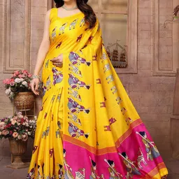 KALINI Ethnic Motifs Printed Saree-picture-16