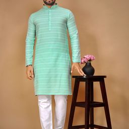 Zurika Fashion Men Printed Thread Work Kurta-picture-34