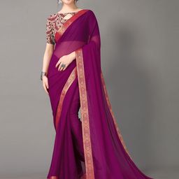 DIVASTRI Printed Saree With Blouse Piece-image-70