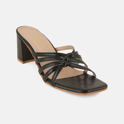 DressBerry PU Party Block Sandals with Buckles-picture-51