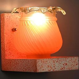 SOMIL Orange Glass Cylinder Printed Wall Lamps-picture-11