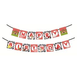 Syga Happy Birthday Banner Animal Printed - Multi Color-image-2
