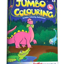 Target Publications Blossom Jumbo Creative Colouring Book A3 Size Level 4 - English-28