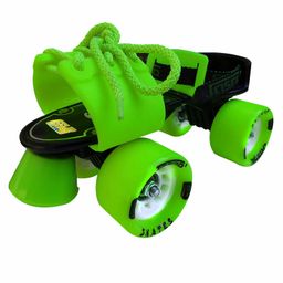Jaspo Tenacity Adjustable Senior Roller Skates - Green-7