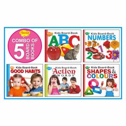 Sawan Educational Board Books Pack of 5 - English-14