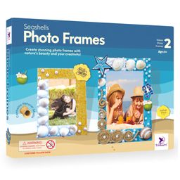 Toy Kraft Shells Photo Frames Kit - Multicolour-32