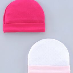 Ben Benny Baby Cap Polka Dot Print Pack of 2 - Diameter 8.5 cm-image-91