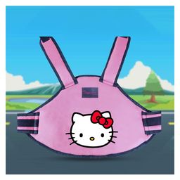 Magic Seat Two Wheeler Carrier Protection Hello Kitty Print - Pink-20