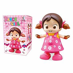 VGRASSP Walking Singing Dancing Doll Pink - Height 22 cm-1
