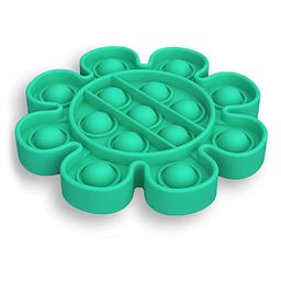 FunBlast Flower Shape Pop Bubble Stress Relieving Silicone Pop It Fidget Toy (Colour May Vary)-13