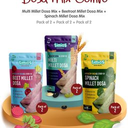 Timios Ready to Cook Dosa Mix combo of 6 - 150 gm each-18