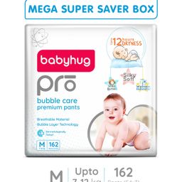 Babyhug Pro Bubble Care Pant Style Diapers Medium - 54 Pieces - (Pack of 3)-image-77