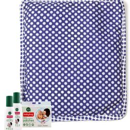 Babyhug Rai (Mustard) Seed Filling Pillow with Natural Mosquito Repellent Patches (48 pcs) & Fabric Roll On (8ml - Pack of 2) - Set of 4-15