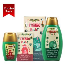 Figaro Baby Massage Oil - 400 ml & Figaro Baby Body Lotion - 100 ml-image-71