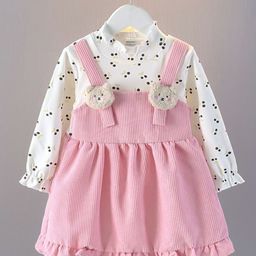 StyleCast Girls Printed High Neck Fit & Flare Dress-picture-19