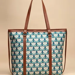 Anouk Abstract Printed Structured Tote Bag image 2