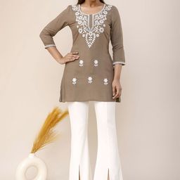 KIMAYRA Women Embroidered Top-image-60