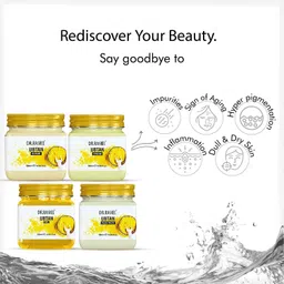 DR.RASHEL Set of 4 Ubtan Scrub Gel Cream & Face Pack - 380 ml Each image 5