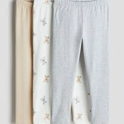 H&M 3-Pack Cotton Jersey Leggings-image-25