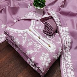 SHIJILA Unstitched Dress Material-image-92