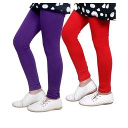 Tik Tok WEARS Girls Purple Churidar Length Leggings-picture-29