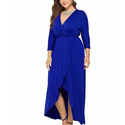 StyleCast Curve Women Layered A-Line Midi Dress-picture-17
