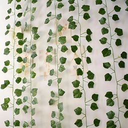 Special You Green & White 2 Pieces LED String Light & Artificial Green Vines Festive Decor image 5