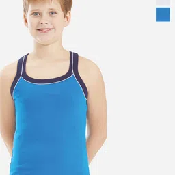 Bodycare Kids Boys Pack Of 2 Soft Breathable Cotton Rib Vests KGA2014RBWH-80-image-95