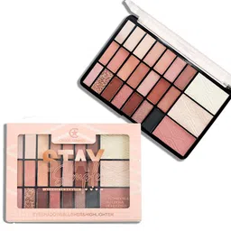 Adbeni Stay Simple Eyeshadow, Blusher & Highlighter Makeup Kit - 28 g - Shade 02-picture-6